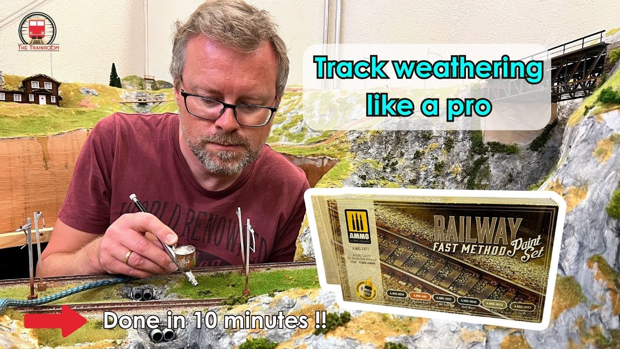 Track Weathering with Paint kit - Product review