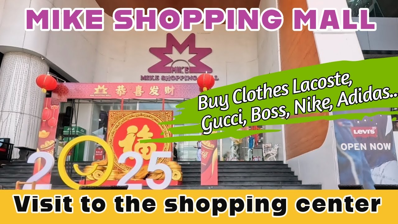 PATTAYA : Buy clothes from Lacoste, Gucci, Boss, Nike, Adidas... at MIKE SHOPPING MALL 🇹🇭