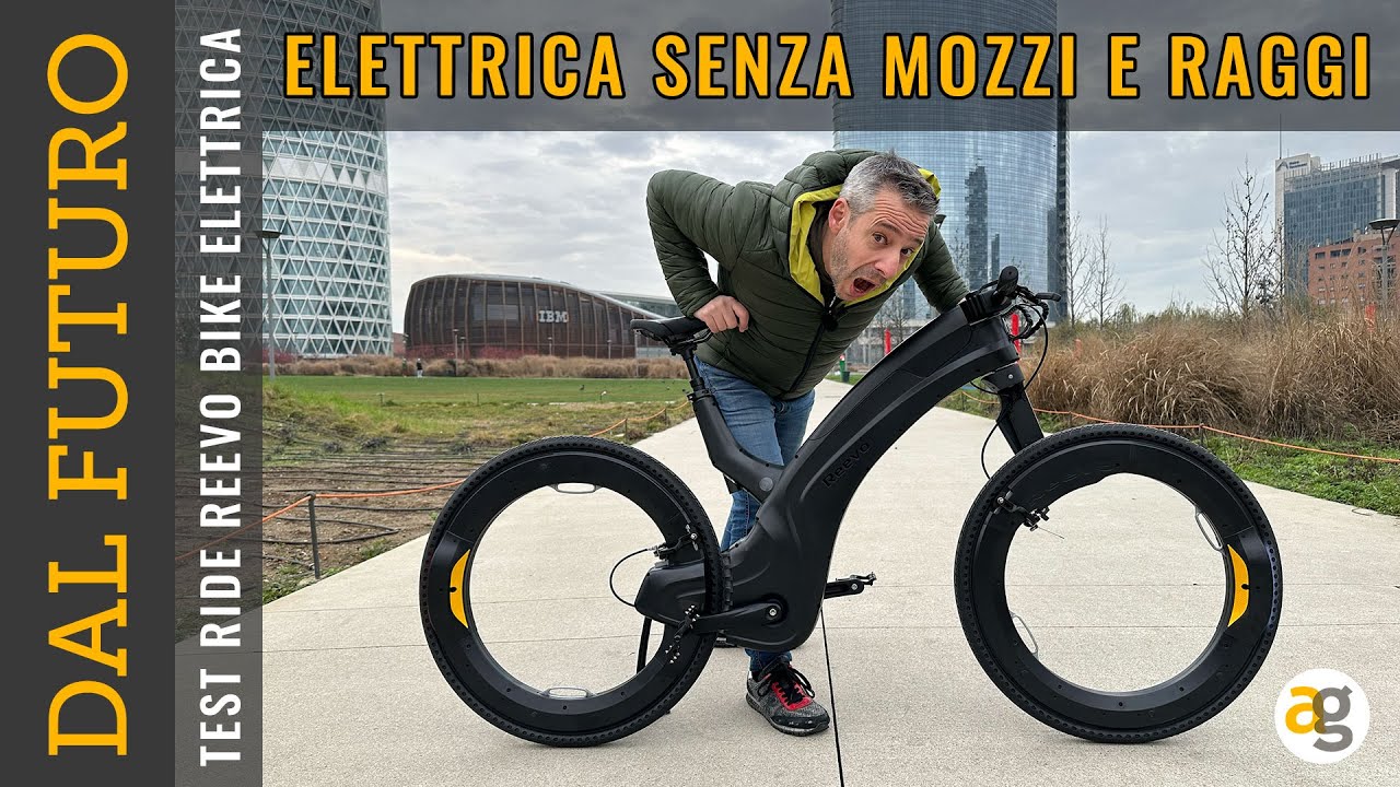 LA BICI dal FUTURO, ELETTRICA SENZA MOZZI E RAGGI