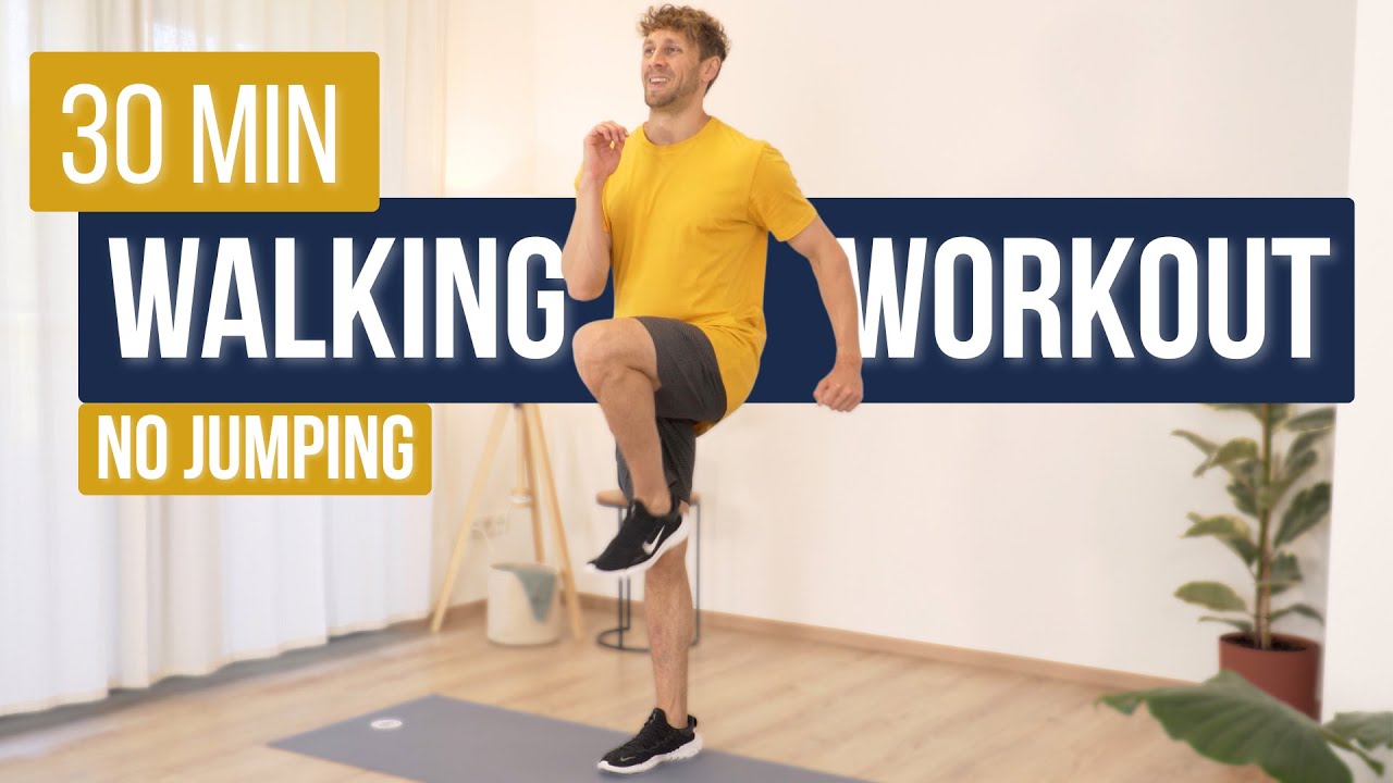 30 Minute Walking Workout at Home (No Equipment, All Standing)