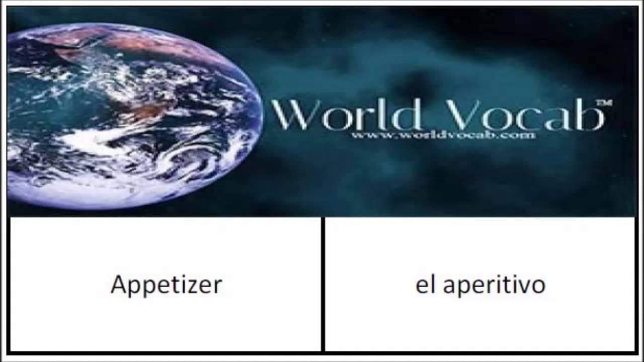 Appetizer - el aperitivo