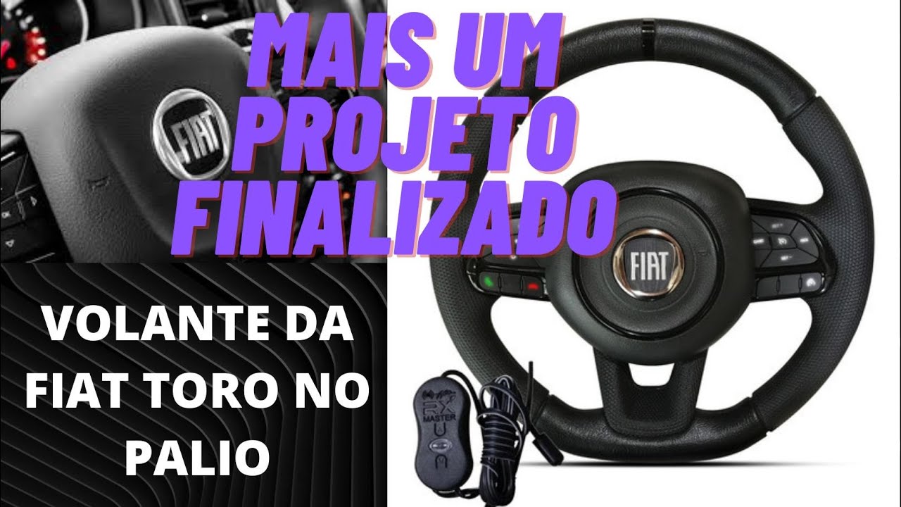 Palio: Instalação do volante multifuncional da Toro com adaptação da parte elétrica