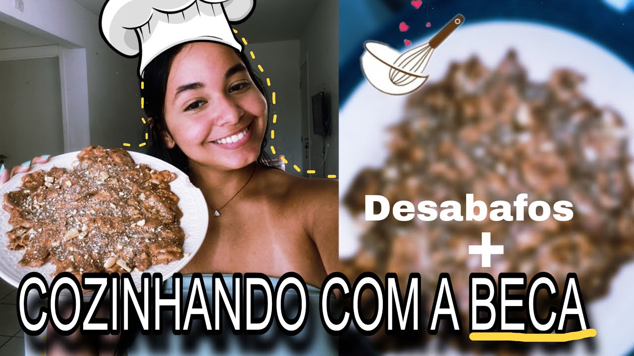 COZINHANDO COM A BECA: PALHA ITALIANA  + DESABAFOS REAIS | BECA LAURENTINO