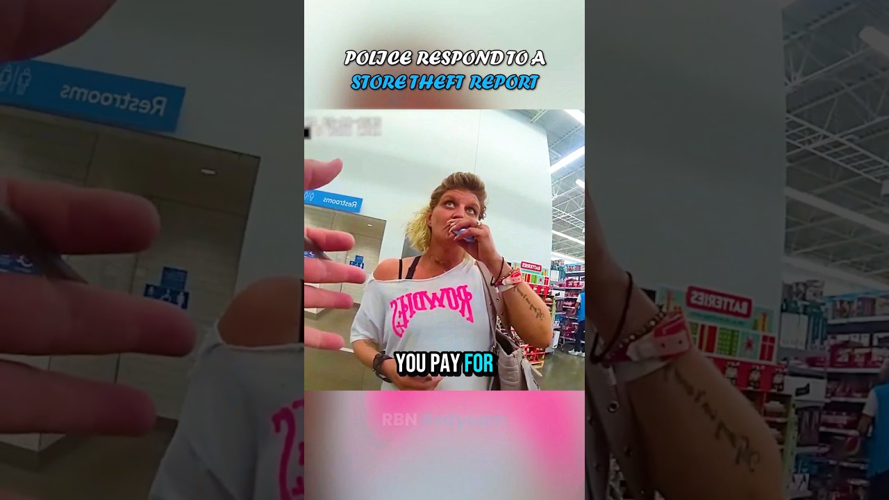 Police Handle a Reported Store Theft