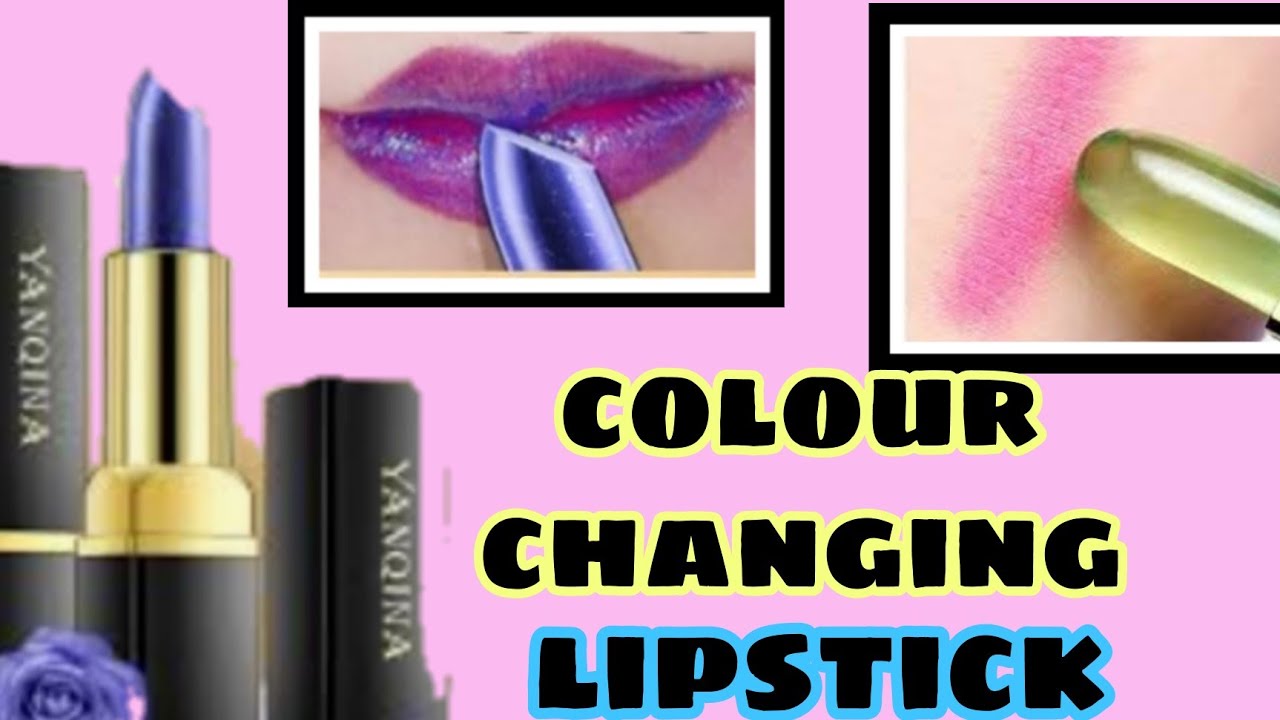 How to make colour changing lipstick at home |  color change lipstick#lipstick