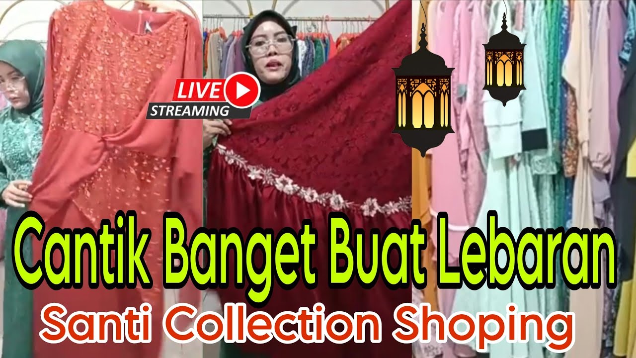 Gamis Midi Cantik ada Brukat, kanggo Lebaran, Simpel Ning Tetep Elegan