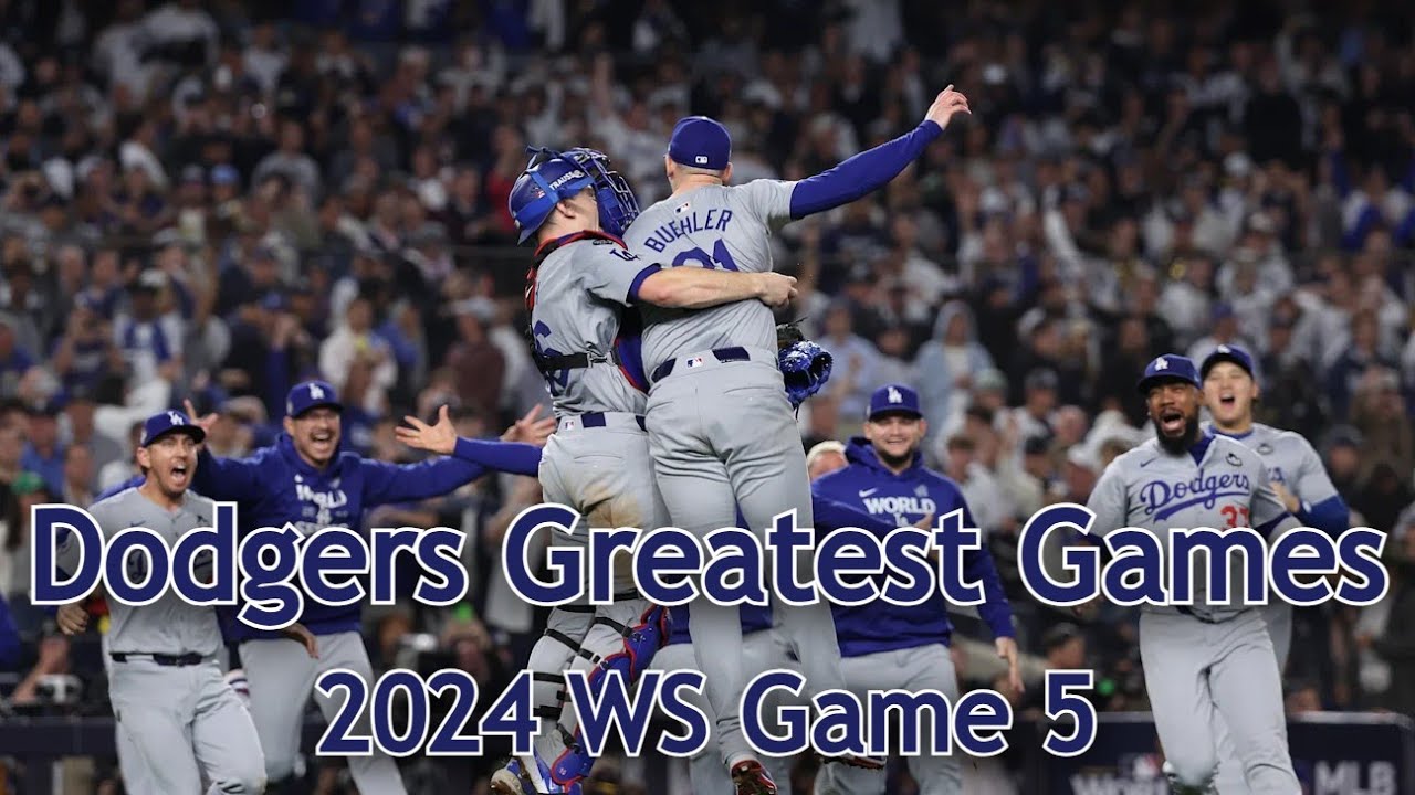 Greatest Games in Dodgers History  - 2024 WS Game 5 - LAD @ NYY