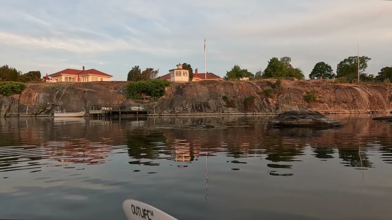 Morgonpaddling i Karlskrona skärgård