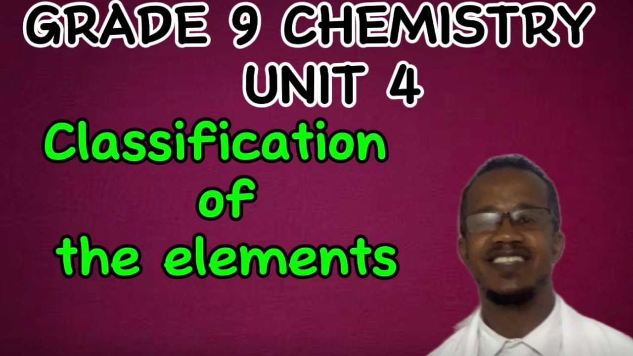Grade 9 Chemistry UNIT 4 