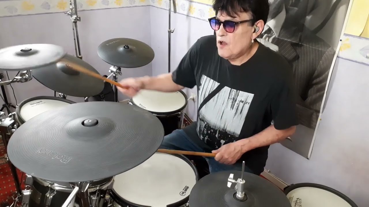 LED ZEPPELIN. CUSTARD PIE. drum cover Do Laurent.