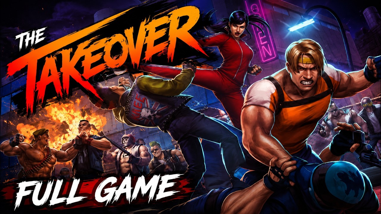 The TakeOver - Full Game Walkthrough PC gameplay Beat'Em All Style - Let's play - 4k UHD