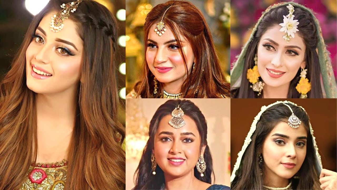 5 New Open Hairstyle With Maang Tikka | Simple Wedding Hairstyles