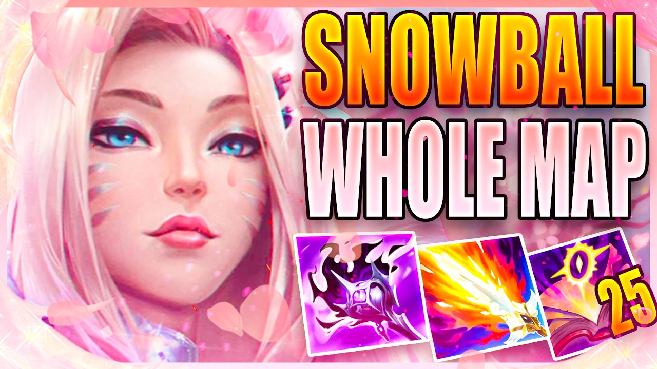 HOW TO SNOWBALL THE THE WHOLE MAP WITH AHRI