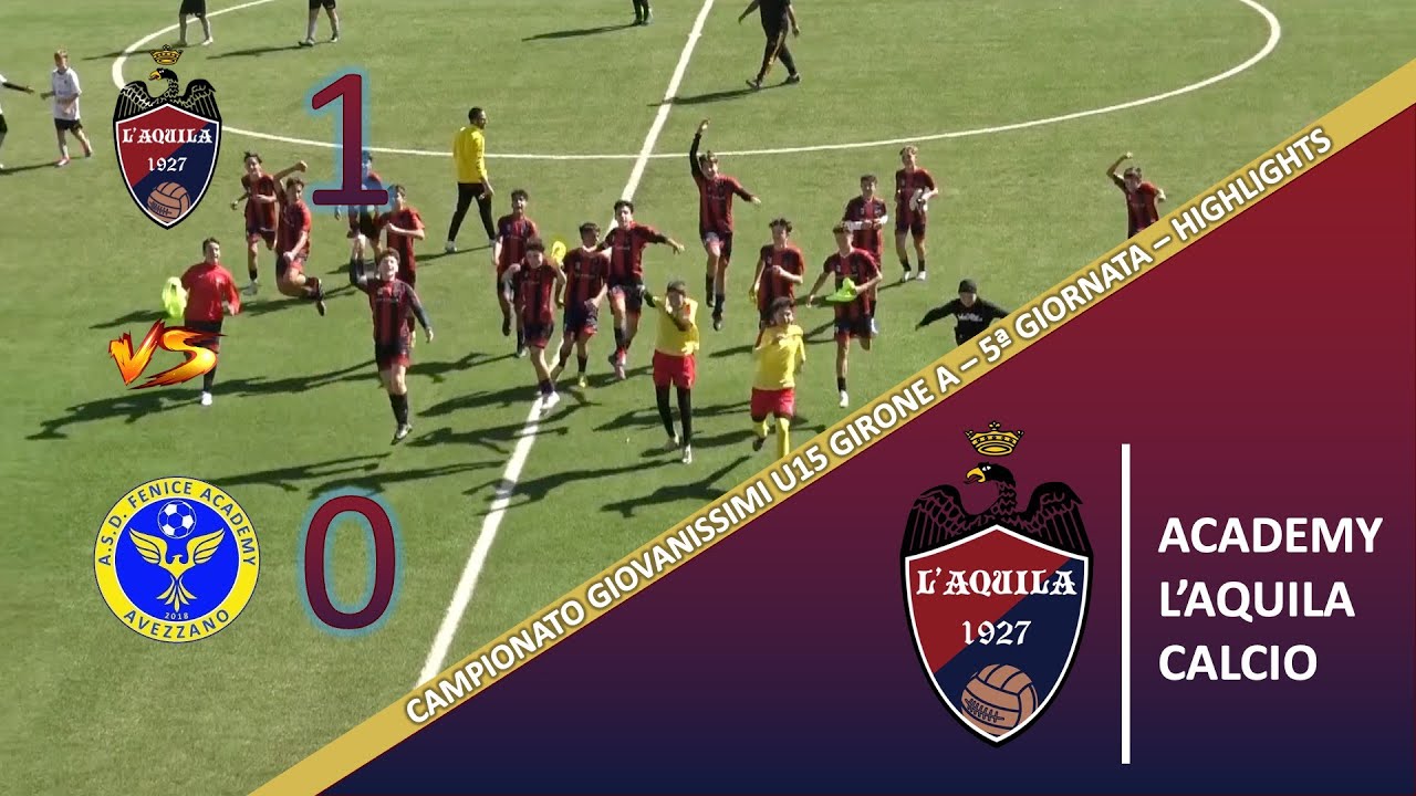 U15 | Academy L'Aquila Calcio - Fenice Academy | 1 - 0 | Highlights
