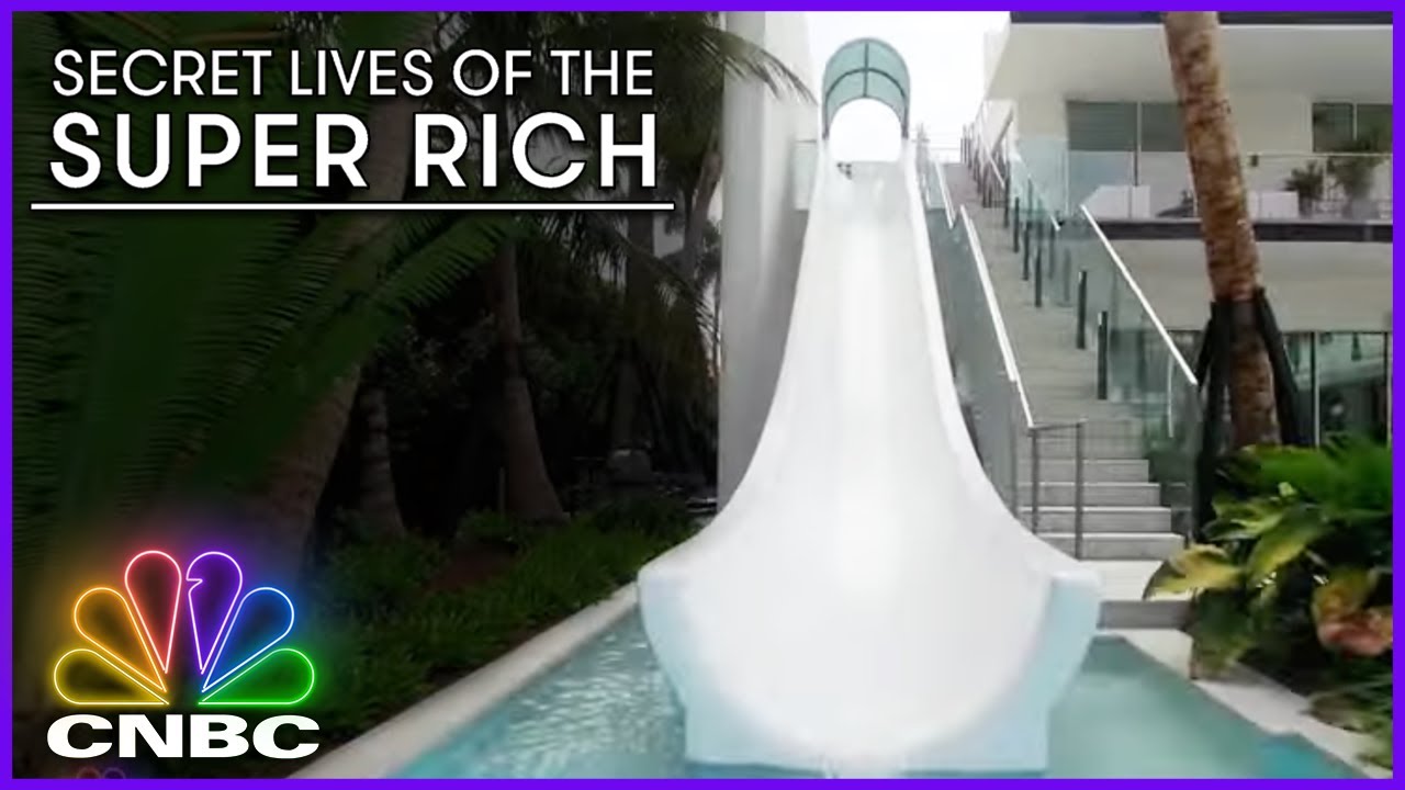 The Super Rich Don't Jump In Pools, They SLIDE | Secret Lives of the Super Rich | CNBC Prime