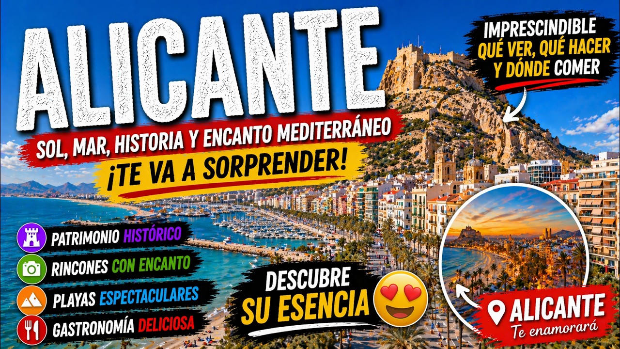 🟢&iquest;Qu&eacute; ver en ALICANTE? 📍La GU&Iacute;A DEFINITIVA