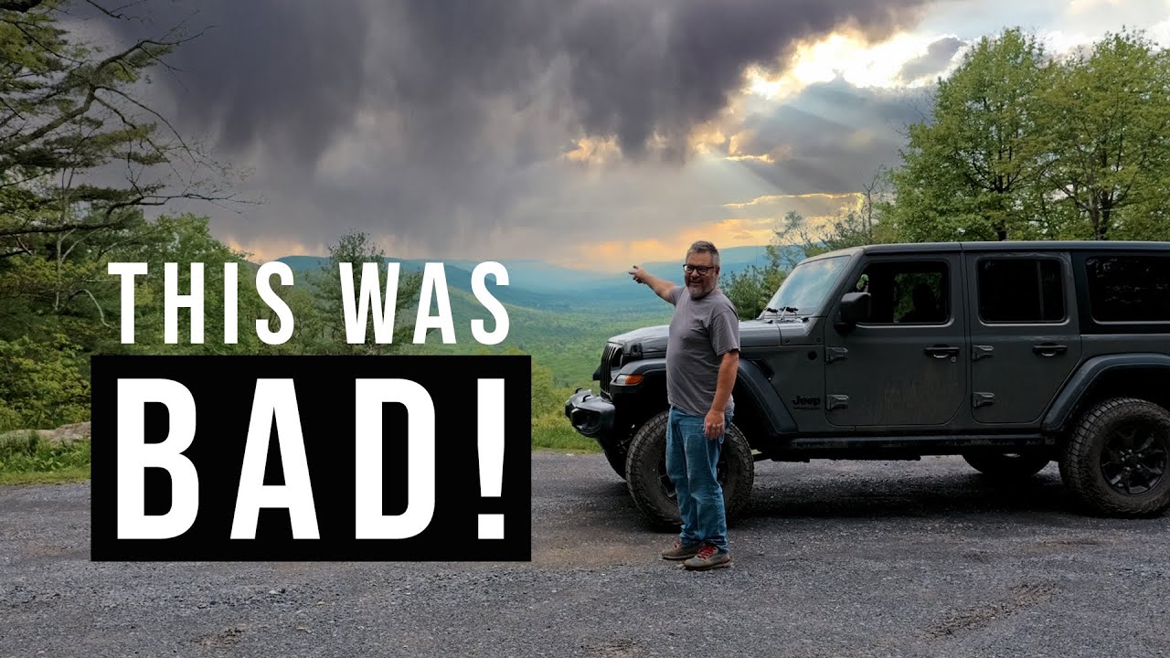 SEVERE THUNDERSTORM in a Teardrop Camper! ASMR