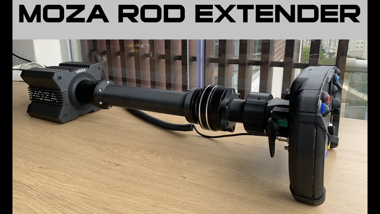 Moza Wheel Base Rod Extender (Version 1 R9 R16 R21)