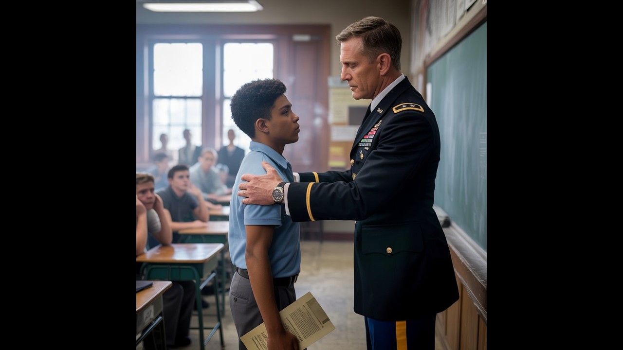 Teacher Mocks Black Student: “Your Dad’s Nobody Important” — Goes Silent When a 4-Star General Enter