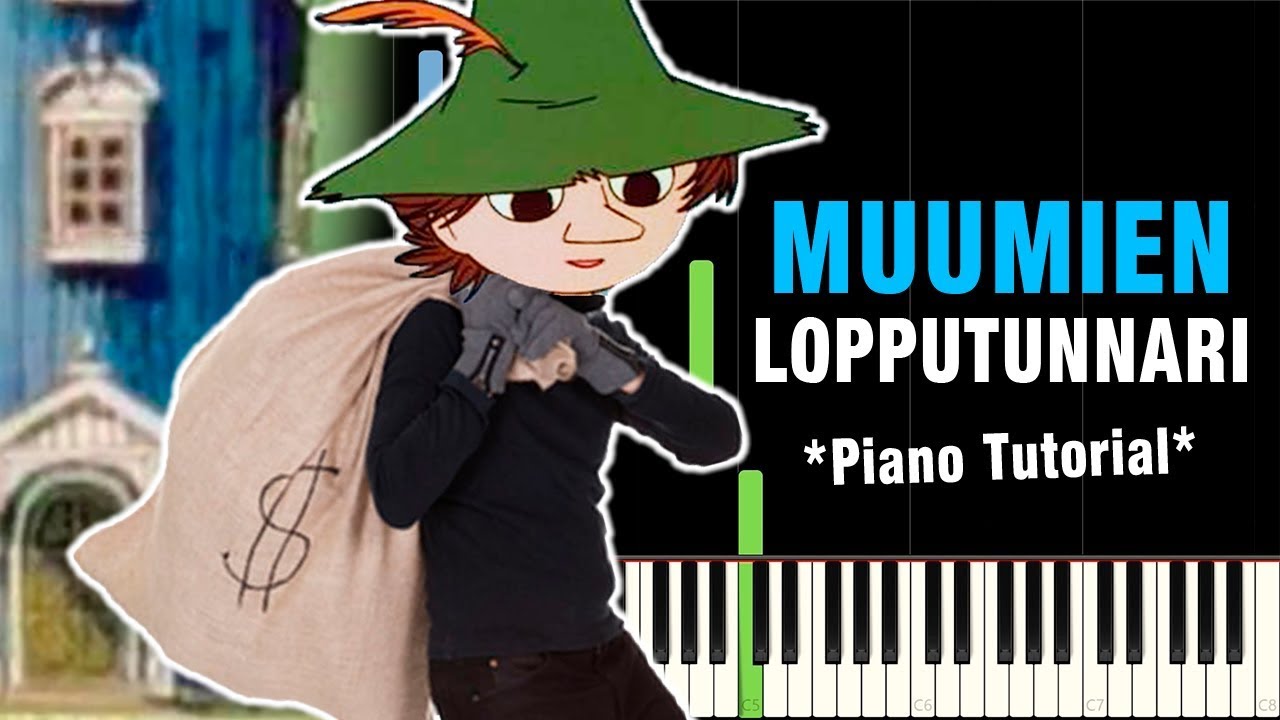 Ei Muumitaloa Lukita Yöksi...🎵 HELPPO piano tutorial
