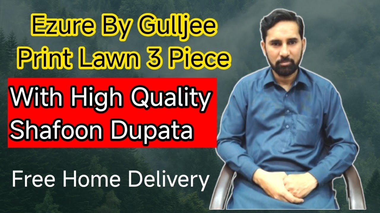 Ezure By Gulljee Print Lawn 3 Piece Eid Collection #imranbranded 