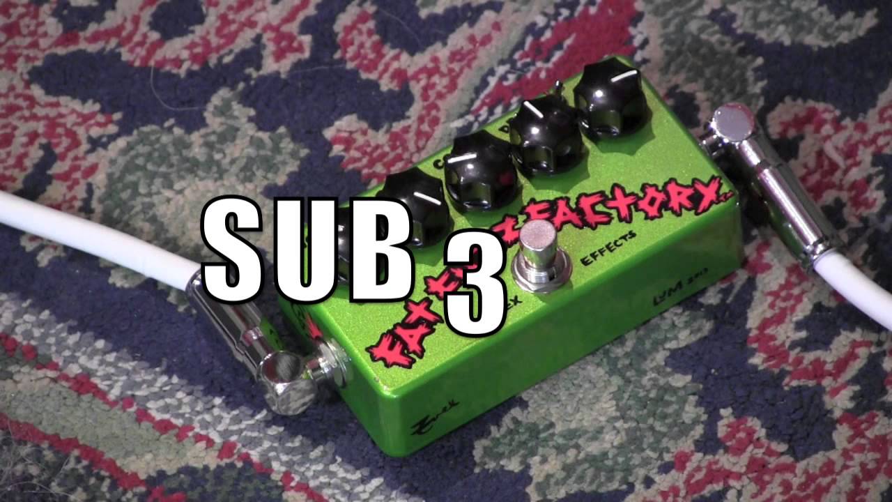 Zvex FAT FUZZ FACTORY guitar effects pedal demo with RS Guitarworks Tele