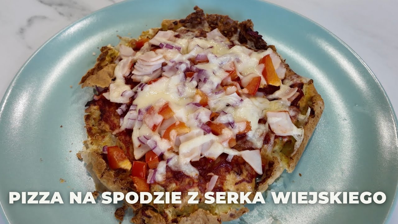 Pizza na spodzie z serka wiejskiego z AIR FRYER 'a