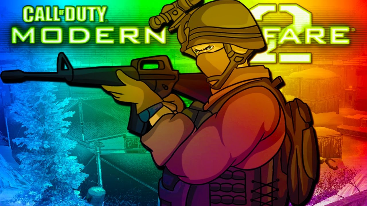 OBVIOUS HACKER REKTS US! (MW2 with The Crew!)
