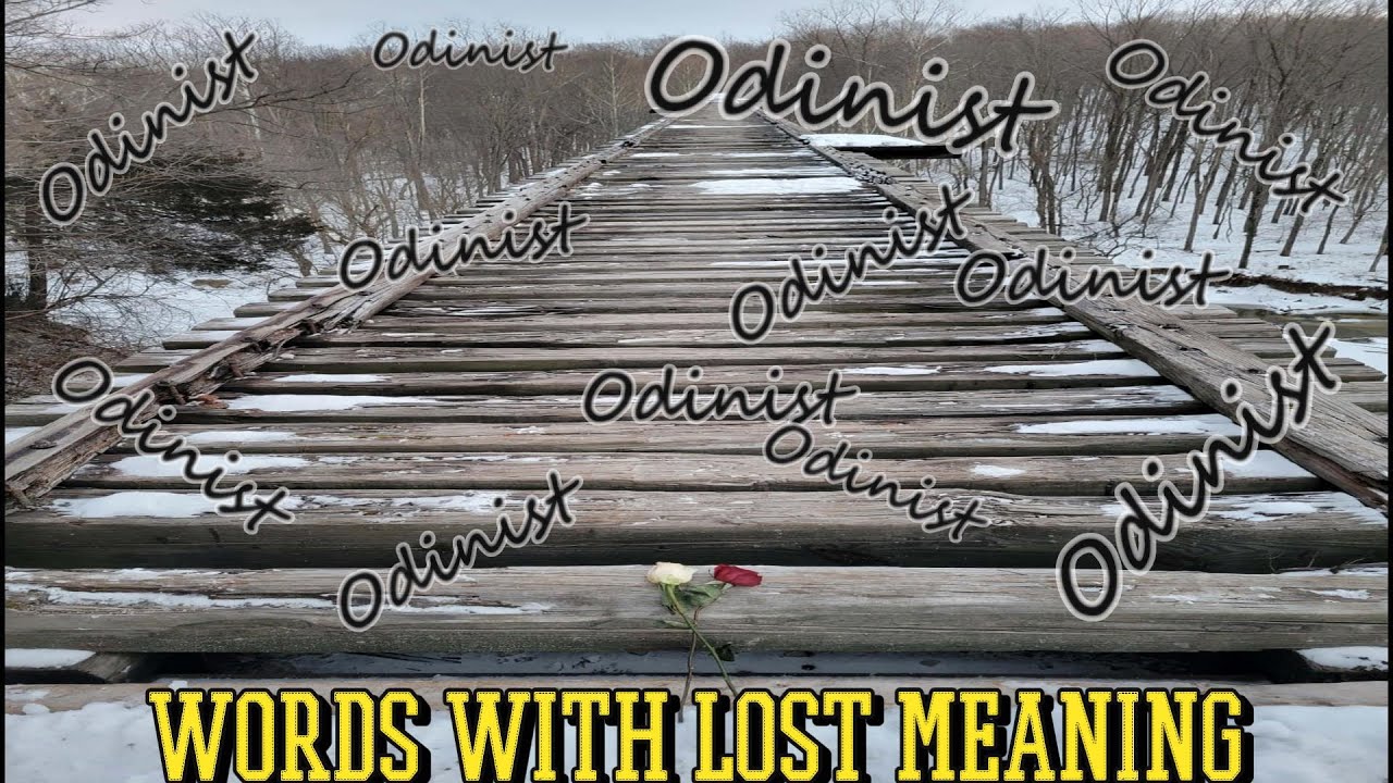 The Delphi Murders & Words With Lost Meaning