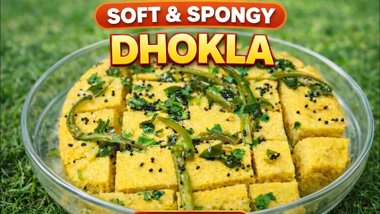#Soft & Spongy Dhokla Recipe 😍 | Market Jaisa Dhokla Ghar Par/Healthy & Tasty |@Foode_vlog_93 🫶👍