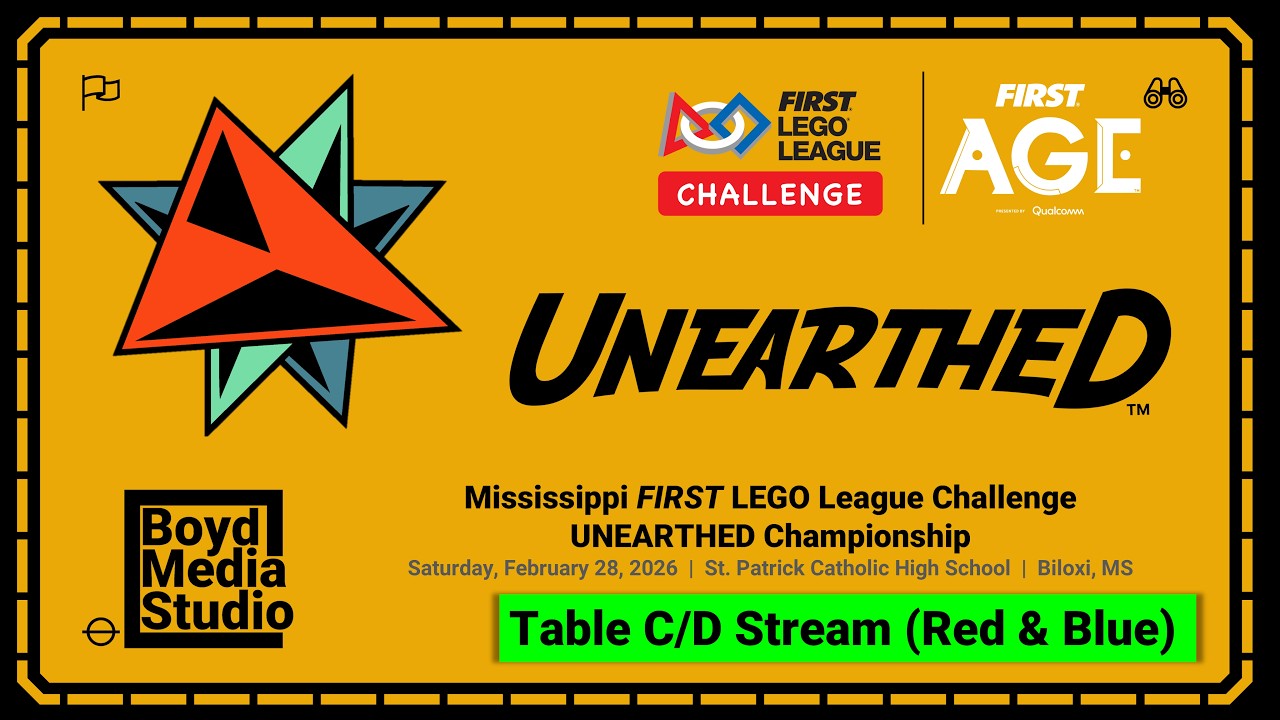 [LIVE Table C/D] 2025 Mississippi FIRST LEGO League SUBMERGED Championship