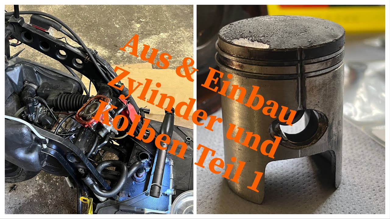Piaggio NRG Sal1t Reparatur Projekt Motor Zylinderschaden Teil 1