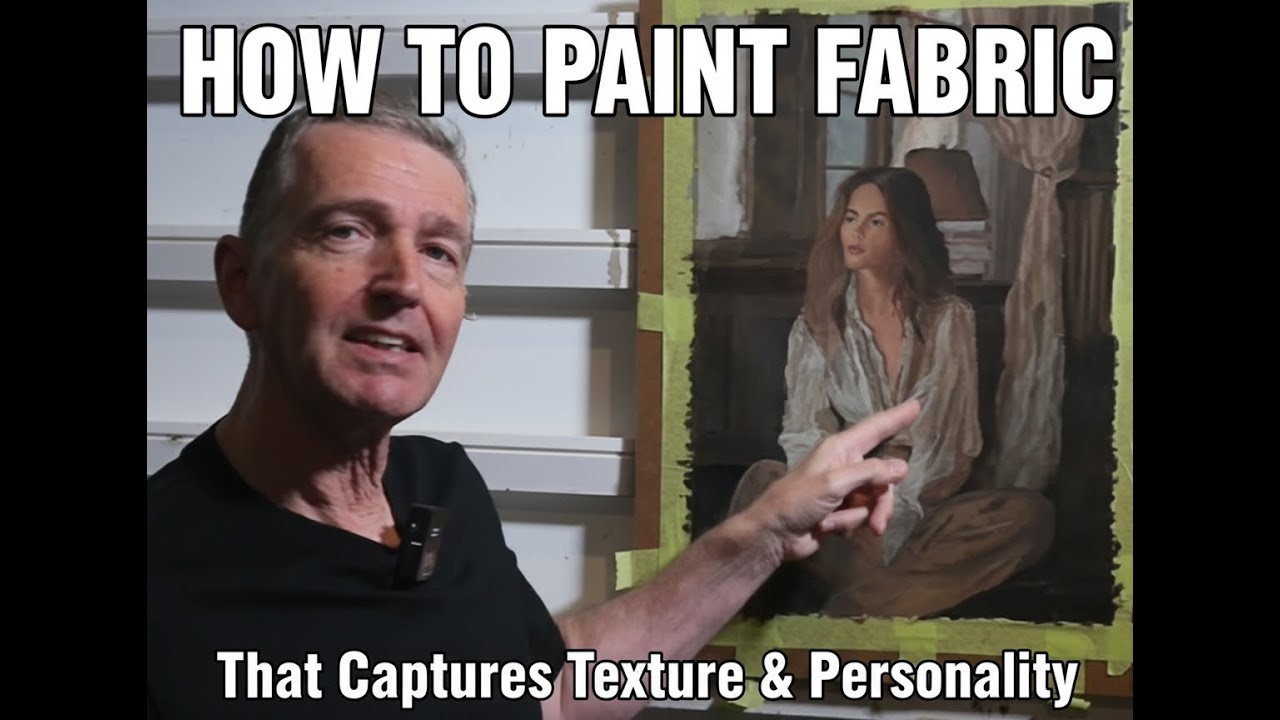 How to Paint Realistic Fabric: Silk Texture & Personality in Portraits