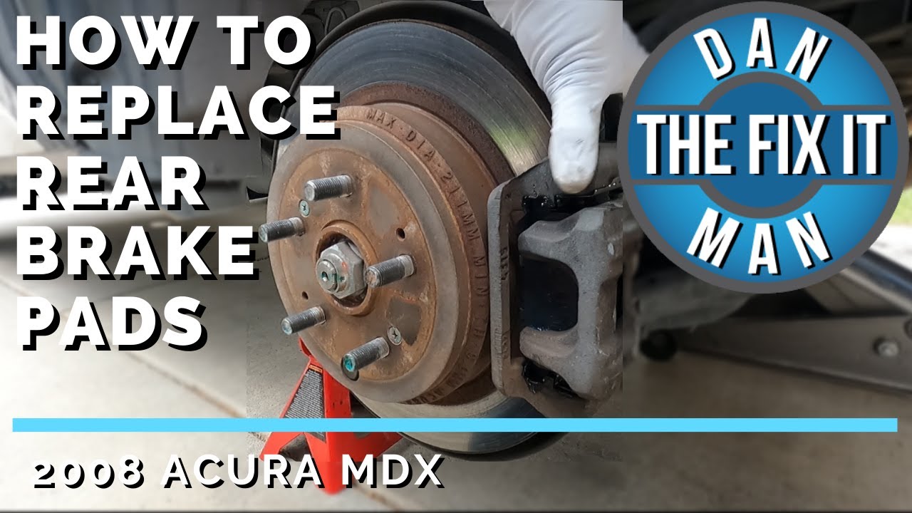 2008 Acura MDX Rear Brake Pad Replacement - Easy DIY!