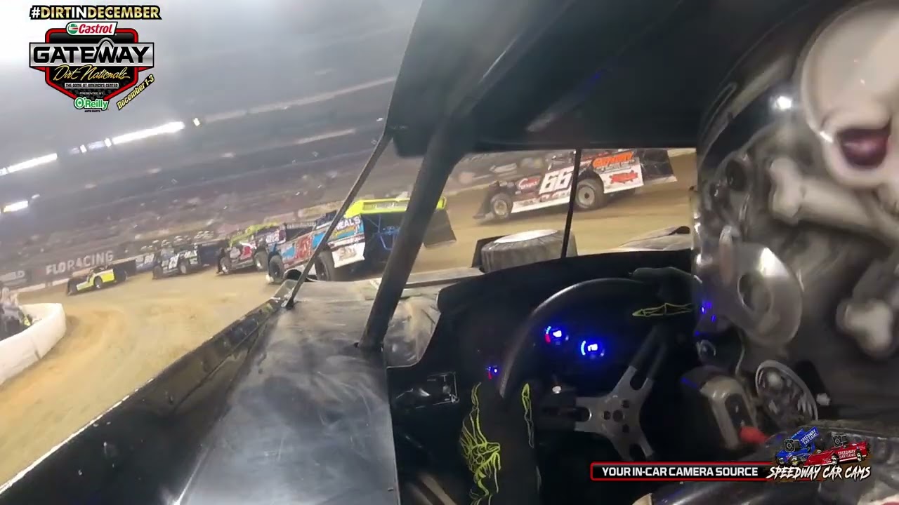 #0 Scott Bloomquist - 2022 Gateway Dirt Nationals - Super Late Model - InCar Camera