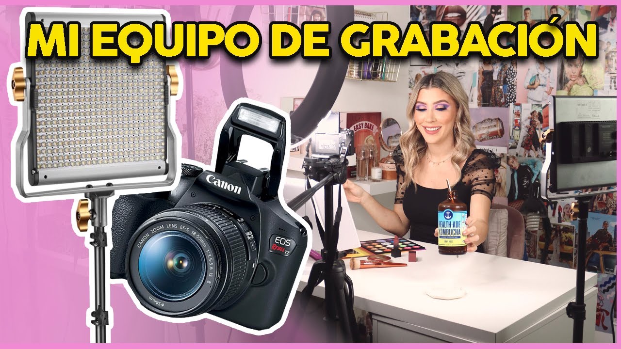 QUÉ LUCES Y CÁMARA USO PARA GRABAR VIDEOS DE MAQUILLAJE?  | Vicky Alvarez