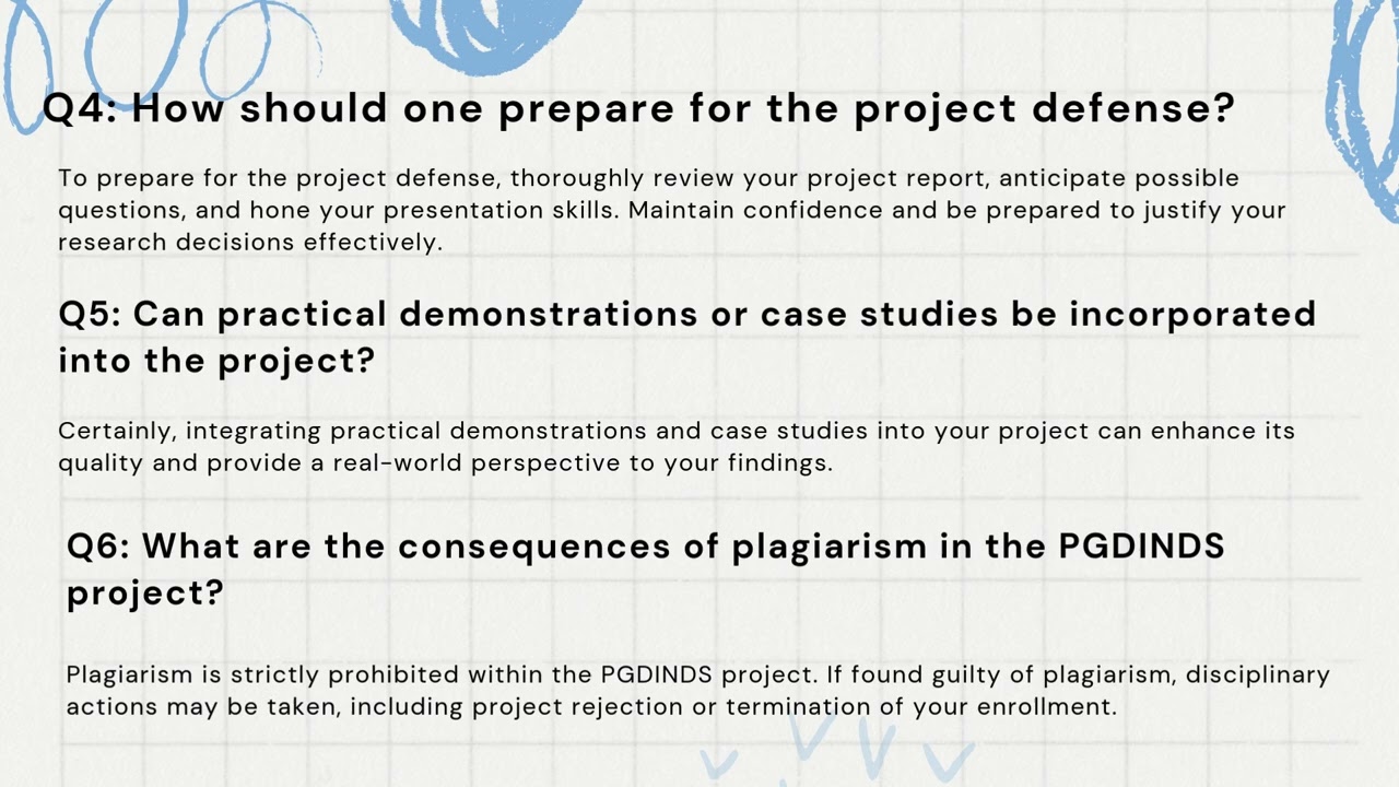 Guidelines for the IGNOU PGDINDS Project (MISP-21) | IGNOU PROJECT