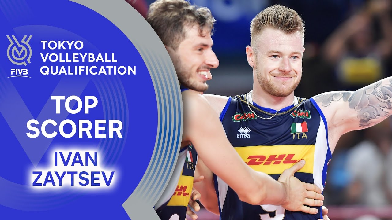 Ivan Zaytsev puts it away incredibly well! | Top Scorer | Volleyball Olympic Qualification 2019