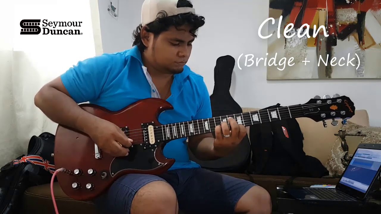 Seymour Duncan Sh4/Sh1n VS Pickups standard Epiphone SG G400 Korean 2004 Test sound - Prueba Sonido