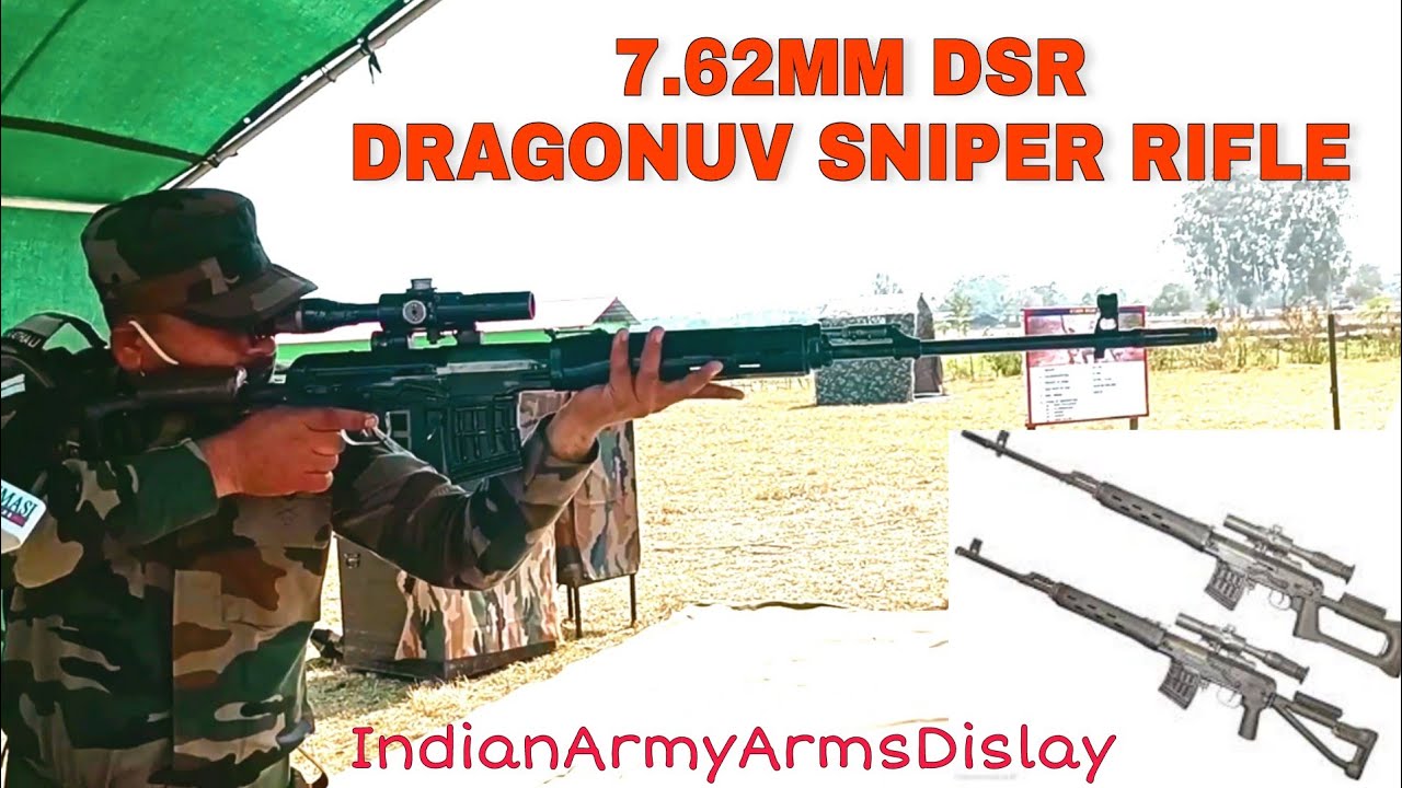 7.62 mm DSR Dragonuv Sniper Rifles || Indian Army Arms Display || हिन्दी and Hmar भाषा