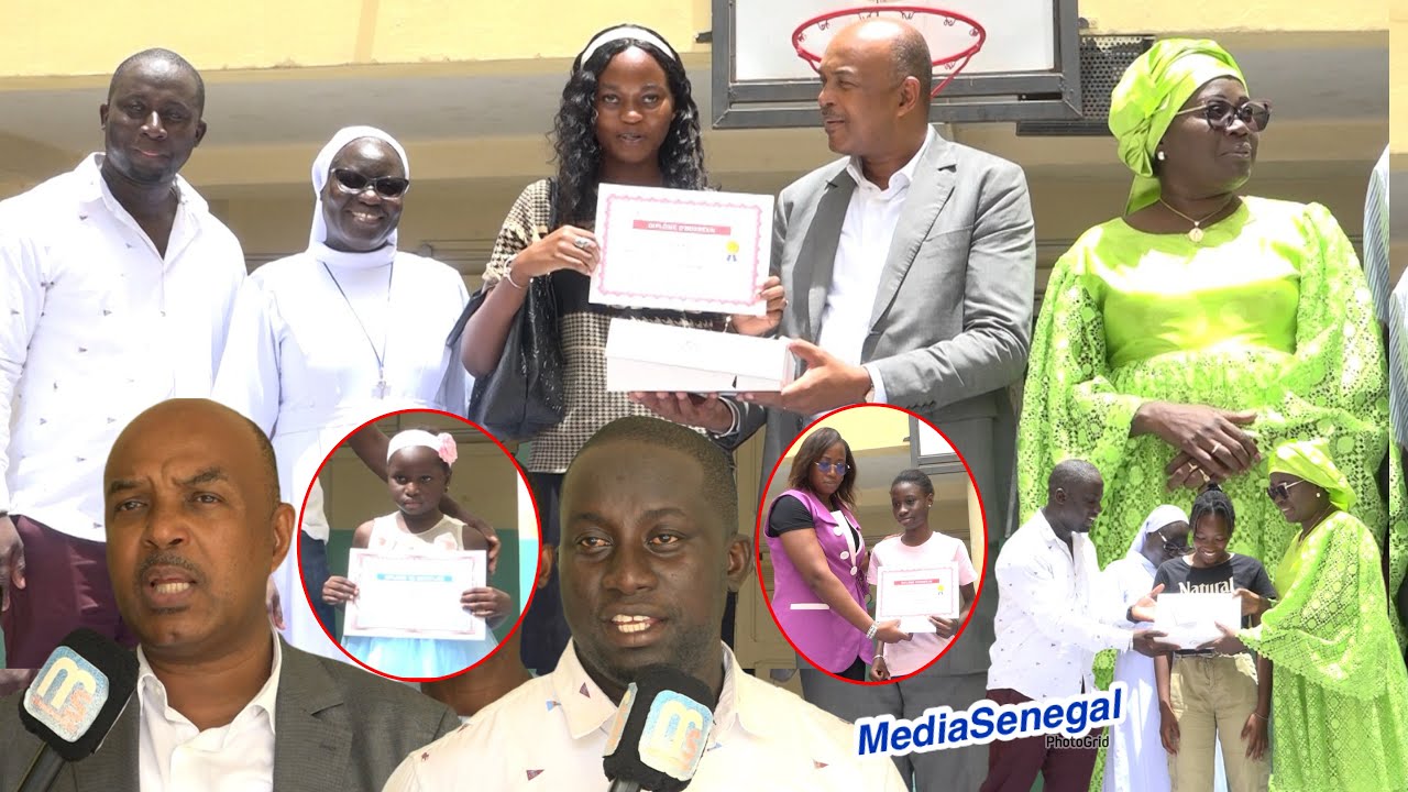 Cérémonie d’excellence : les meilleurs élèves de Mère Jean Louis Dieng sous les projecteurs