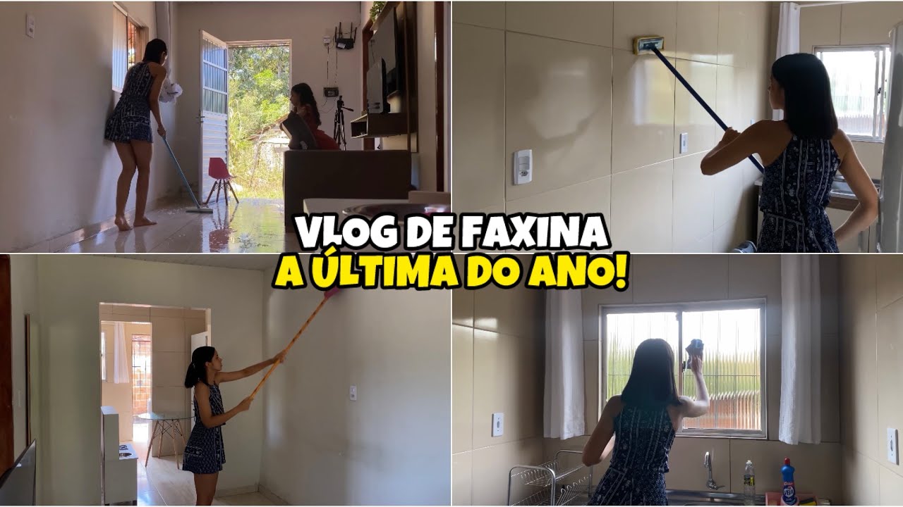 FAXINÃO DE FINAL DE ANO 🥵 | LIMPEZA PESADA!