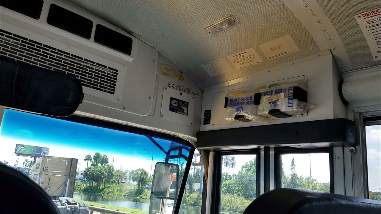 Miami Dade District School Bus BlueBird Vision 2013 PM route #32125