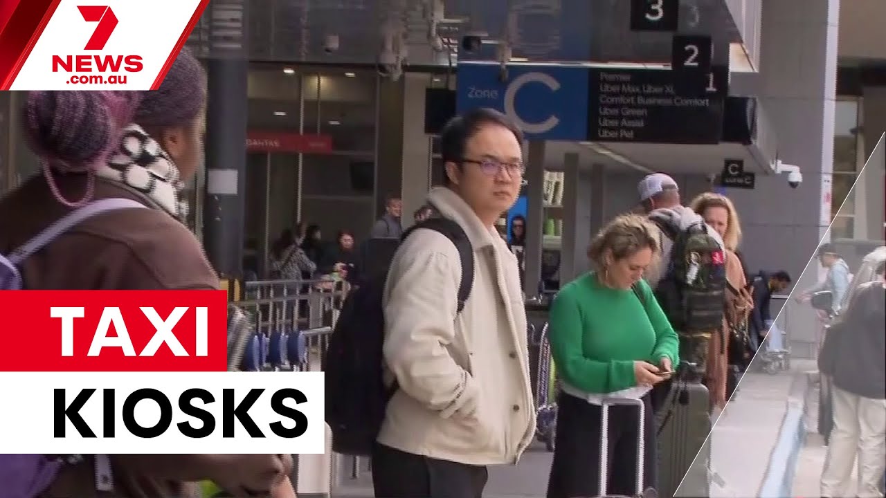 В аэропорту Мельбурна тестируют киоски с фиксированной ценой на такси | 7NEWS