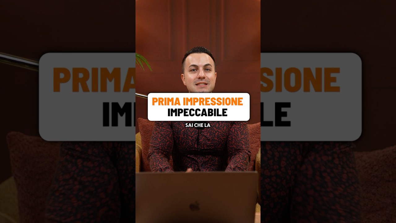 Prima Impressione Impeccabile #impressione #successo #playloveracademy