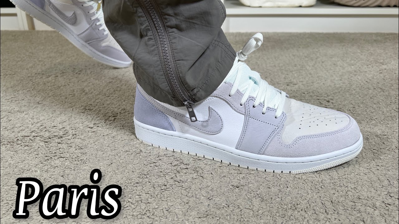 Air Jordan 1 Low Paris Review& On foot