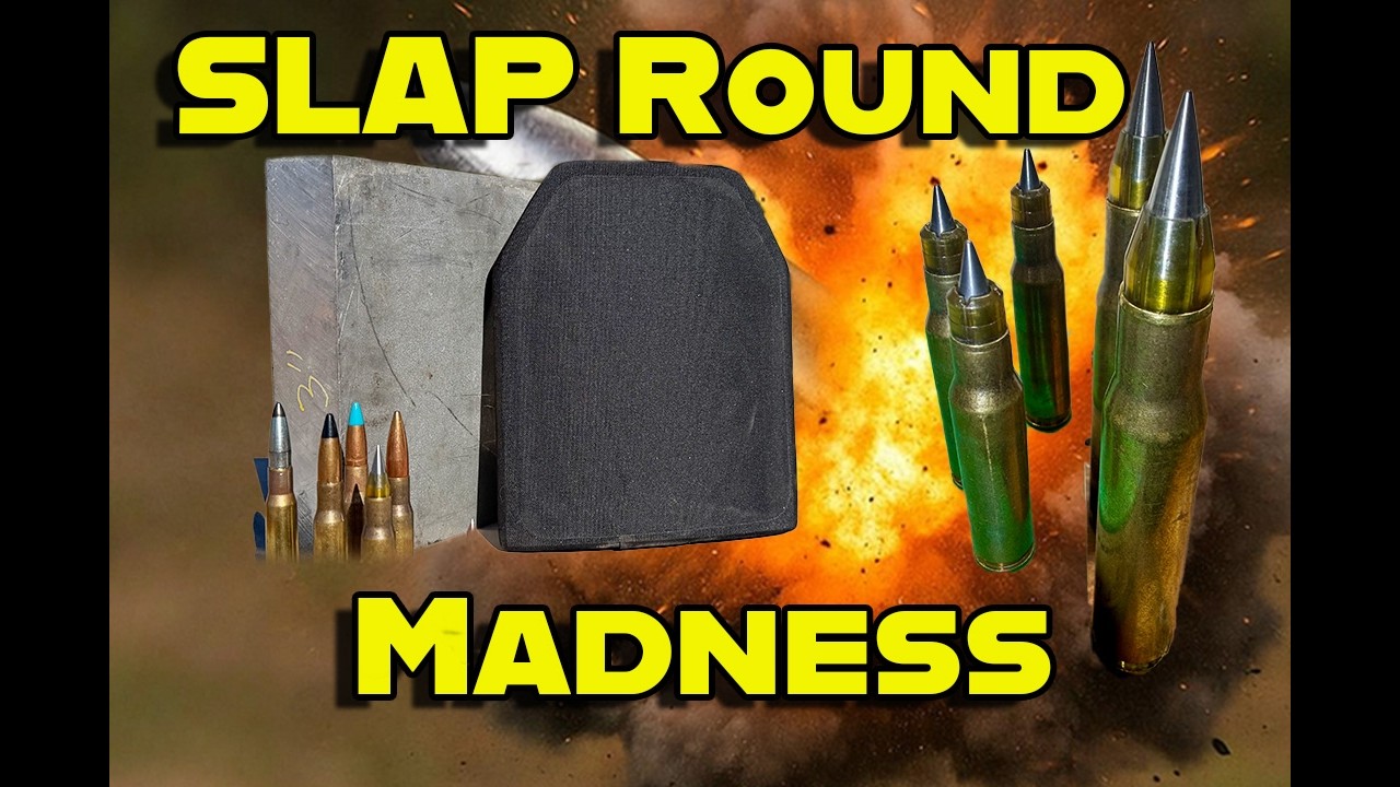 SLAP-патроны против брони IV уровня | Тест на пробитие .50 BMG