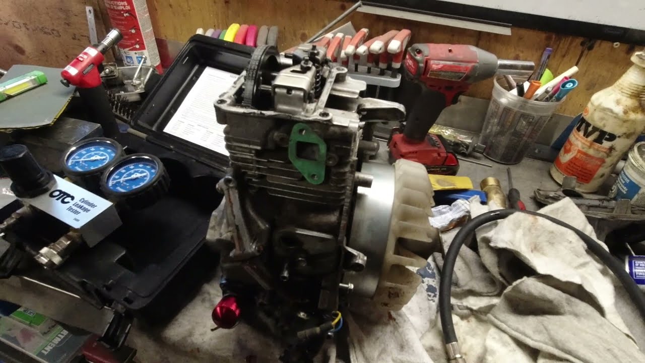 Leakdown Test after Valve Lapping and Piston Ring Replacement