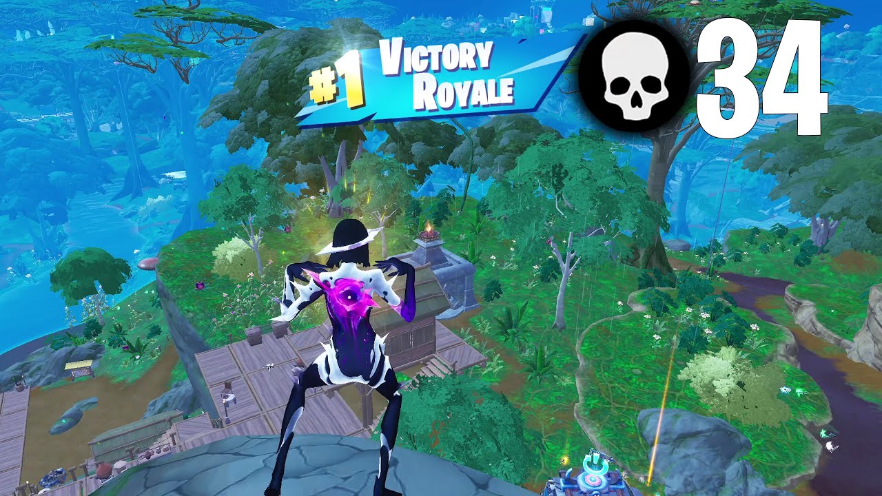34 Elimination Solo vs Squads Gameplay 