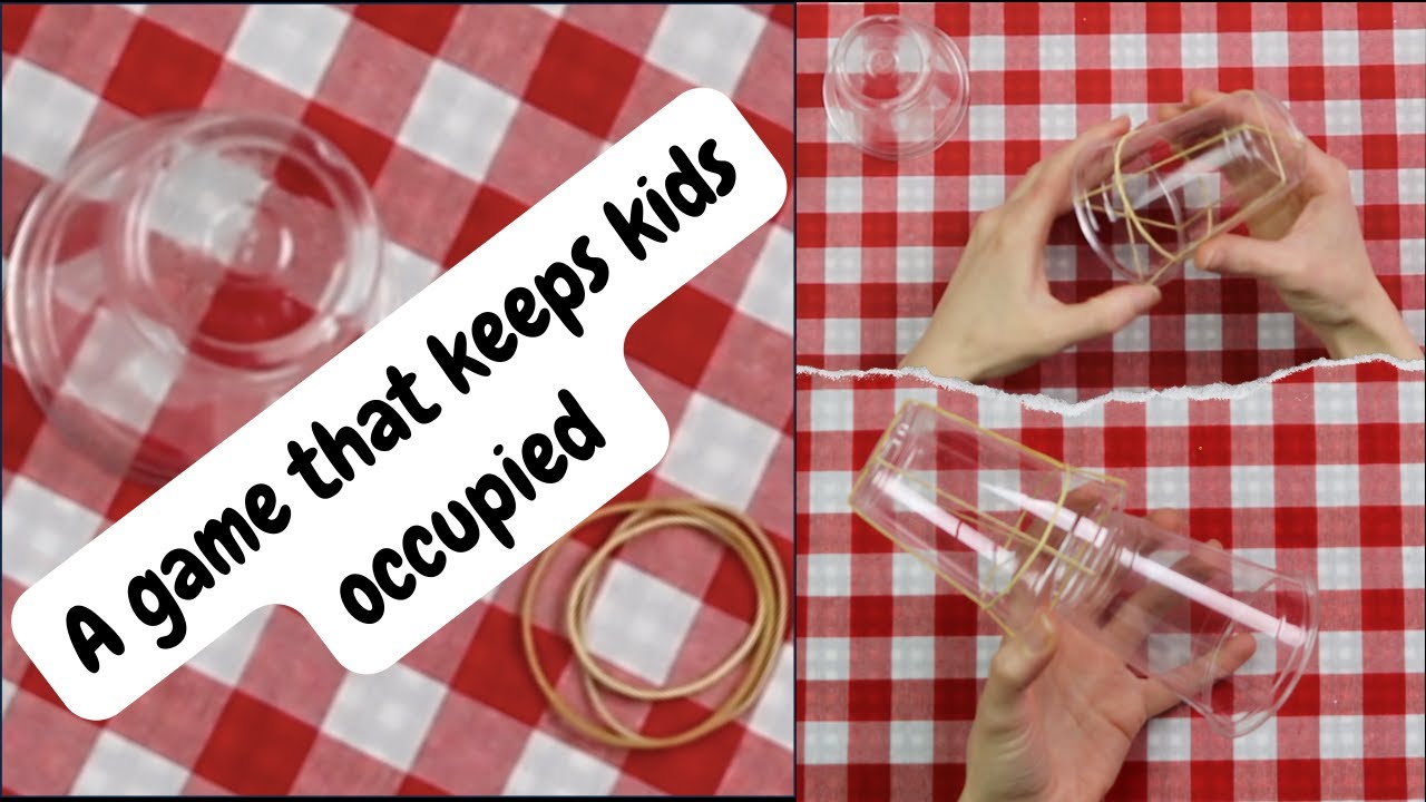 A cup game that keeps your kid busy for a while | cups games